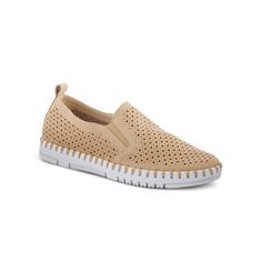 Add these Patrizia Surfie women's slip-on shoes to your summer wardrobe. Click this FOOTWEAR GUIDE to find the perfect fit and more! Add these Patrizia Surfie women's slip-on shoes to your summer wardrobe. Click this FOOTWEAR GUIDE to find the perfect fit and more! FEATURES Perforated design Lightweight and flexible Slip-on for easy on and offDETAILS Micro suede upper and lining Rubber outsole Round toe Slip-on 1-in. heel 0.75-in. platform Spot clean Imported Size: 40. Gender: female. Age Group: Comfortable Summer Slip-on Loafers, Summer Slip-on Loafers With Perforations, Comfortable Flat Slip-ons For Summer, Casual Summer Slip-on Loafers, Summer Beach Slip-on Loafers, Spring Synthetic Flat Slip-on Sneakers, Comfortable Slip-on Low-top Flats, Comfortable Slip-on Sneakers For Summer, Comfortable Beige Slip-on Loafers