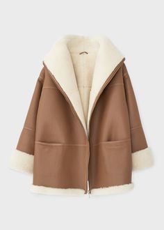 Coat Design, Shearling Jacket, Fashion Mode, Winter Fashion Outfits, Toffee, Hogwarts