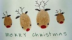 three reindeers with antlers on their heads and the words merry christmas written below them