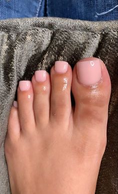 Pink Toe Nails, Pink Pedicure, Medical Journal, Gel Toe Nails, Acrylic Toes, Toe Nail Color, Cute Toe Nails, Clear Nail