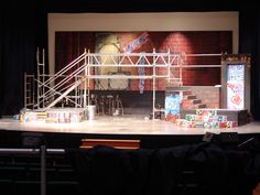 the stage is set for an upcoming play