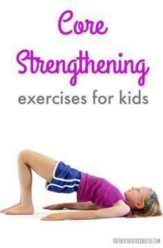 The Inspired Treehouse - Core strengthening is essential for the progression of nearly all other developmental skills. Learn some fun ways to help strengthen kids’ core muscles! Exercises For Kids, Workout Man, Pediatric Physical Therapy, Core Strengthening, Core Strengthening Exercises, Abs Workout Video, Sup Yoga, Abs Challenge, Strengthen Core