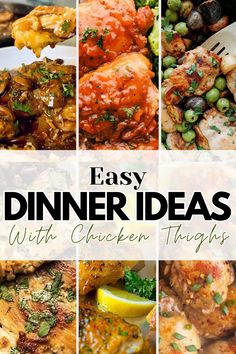 easy dinner ideas with chicken thighs