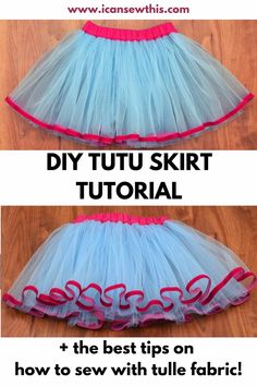 Tutu Patterns How To Make, Tulle Skirt Diy, Tutu Skirt Diy, Tutu Pattern, Make A Tutu, Diy Tulle Skirt, Diy Tutu Skirt, Tutu En Tulle