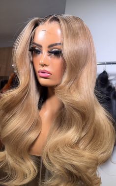 Black And Gold Wigs Black Women, Side Part No Baby Hairs, Brown And Honey Blonde Hair, Coloured Wigs, Wig Business, Blond Hairstyles, Wig Collection, Braided Hairstyles For Black Women Cornrows