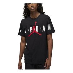 Air Jordan Jumpman Stretch T-shirt 'Black' DV1446-010 Black Branded Sports T-shirt, Black Urban Moisture-wicking T-shirt, Urban Black Moisture-wicking T-shirt, Black Urban T-shirt With Moisture-wicking, Urban Black T-shirt With Moisture-wicking, Urban Crew Neck T-shirt With Moisture-wicking, Black Cotton T-shirt With Moisture-wicking, Fashion Performance, Stylish Sneakers