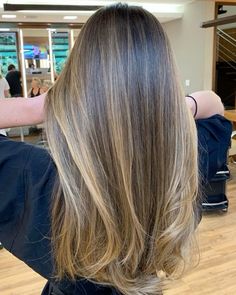 #fyp Balayage Brunette And Blonde, Highlights Brown Hair Ash, Hair Highlights Straight, Brunette Balayage Hair Straight, Brown Hair Babylights, Blonde Highlights Straight Hair, Balayage On Light Brown Hair, Brown Hair Styles, Honey Brown Hair Color