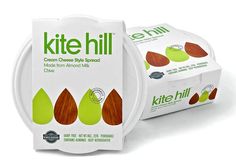 two boxes of kitte hill creme are shown in this undated image, one is white and the other is orange