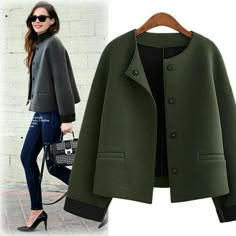 Wool Short Coat, Mode Tips, Perfect Coat, Wool Trench Coat, Classic Jacket, Basic Jackets, Outwear Jackets, Woolen Coat, 가을 패션