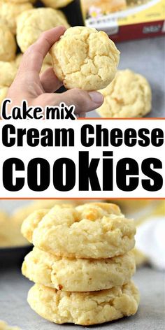 the best cream cheese cookies recipe is made with only 3 ingredients and it's so easy to make