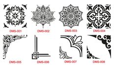 the different types of decorative stencils