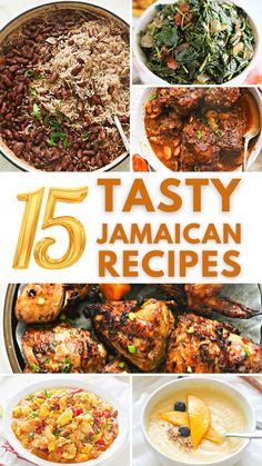 15 Tasty Jamaican Recipes – Treat your tastebuds to an amazing flavor explosion from authentic Jamaican recipes. They are not only budget-friendly, but they are also divinely delicious! Perfect for your family cookout or go-to comfort food. Jamaican Menu Ideas, Jamaican Cuisine Recipes, Jamaican Curry Recipes, Dinner Ideas Jamaican, Jamaican Lunch Ideas, Easy Caribbean Dinner Recipes, Carribean Party Food Ideas, Afro Caribbean Food, Carribean Dinner Recipes