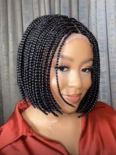 Burger Costume, Braided Bob, Braids Bob, Box Braids Bob, Style Wig, Bob Braids, Braided Styles, Braided Cornrow Hairstyles, Dreads Styles