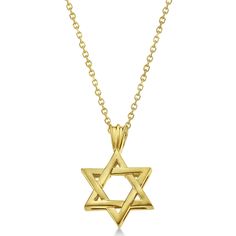 Classic Jewish Star of David Pendant Necklace Solid 14k Yellow Gold Necklaces Rose Gold, Jewish Star Necklace, Rose Gold Chain Necklace, Star Of David Necklace, Diamond Circle Pendant, Rose Gold Pendant Necklace, Jewish Star, Jewish Jewelry, Star Of David Pendant