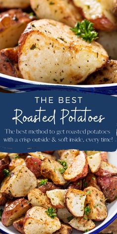 the best roasted potatoes recipe with crispy, seasoned potatoes