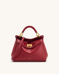 Lucia Classic Top Handbag - Claret - JW PEI Georgio Armani Bag, Realistic Wishlist, Leopard Print Loafers, Women's Bags By Shape, Fashion Goals, Top Handbags, Classic Handbags, Top Handle Handbags, Print Trends