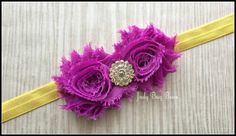 Plum Headband Plum Flower Headband Mustard and Plum by JadyBugBows Plum Flowers, Plum, Mustard