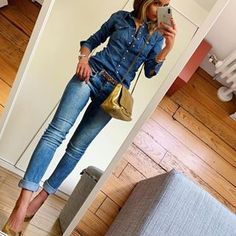 Céline (@lesfutiles) • Fotos y vídeos de Instagram Outfits Con Jeans, Casual Fall Outfits, Business Casual Outfits, Womens Casual Outfits, Fashion Styles, Winter Wear