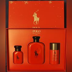 Brand New Sealed Box Polo Ralph Lauren Red Cologne For Men Gift Set 3pc Gift Box New 100% Authentic Comes From A Smoke Free Pet Free Home Polo Ralph Lauren Red Cologne For Men Gift Set 3pc Gift Box New $150 Value Gift Box Polo Sweatsuit, Polo Tracksuit, Ralph Lauren Wallet, Ralph Lauren Vest, Flannel Robe, Polo Hat, Cologne For Men, Plaid Pajama Pants, Blue Polo