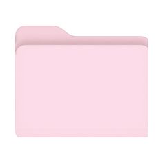 a pink file folder on a white background