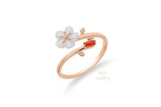 Diamond Open Ring, Unique Diamond and Sapphire Open Flower Ring, 14k Gold Diamond Open Ring, Flower Diamond Ring, Solid Gold Tiny Open RingA real present for yourself or someone else! This lovely 14k solid rose gold open flower ring with 1 sapphire, 6 diamonds and 1 dainty flower. It's handmade wire.Width of band: 1.50MM.Material: 14K solid yellow -, white-, or rosegold.Diamonds: 0.05 ct. White Diamond G Color SI-VS Clarity.Sapphire: 0.13 ct. Orange Sapphire.100% real,natural and high quality Di Fine Jewelry White Flower Ring With Gemstone, Luxury White Flower Promise Ring, White Flower Ring In Fine Jewelry Style, Fine Jewelry White Flower Ring, White Flower Ring Fine Jewelry, White 14k Gold Flower Ring Fine Jewelry, Elegant White Flower Ring With Gemstone, Elegant White Gemstone Flower Ring, White 14k Gold Flower Shaped Ring