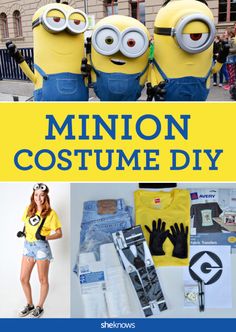 minion costume diy for kids and adults