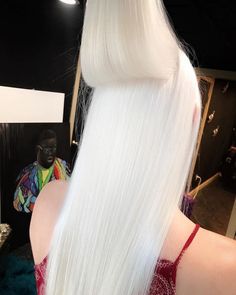 Long White Hair, Icy Blonde Hair, White Hair Color, White Blonde Hair, Platinum Hair, Blonde Hair Looks