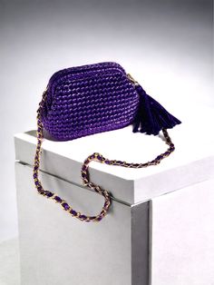 Purple Woven Metallic Leather Pouch Clutch Hand Bag Leather - Etsy Luxury Purple Bag For Gift, Luxury Purple Bags For Gifts, Purple Rectangular Box Bag For Gift, Rectangular Purple Box Bag As Gift, Rectangular Purple Box Bag Gift, Purple Rectangular Bag With Zipper Pouch, Purple Pouch Bag With Zipper, Purple Pouch Bags With Zipper, Purple Pouch Clutch As Gift