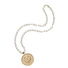 Taurus April 20 - May 20 We love you because you are... Warmhearted... and generous Persistent Patient Coin pendant made of sterling silver dipped in 14k gold, measuring 1.2" in diameter. DOUBLE SIDED: please click through the images to see the design on each side. Can be worn either way! Includes your choice of chain necklace and leather cord: Choose delicate 16-18" Satellite Chain, 18" Adjustable Drawn Link Chain, or 32" Mini Twist Link Gold Plated Chain Leather cord may be tied as a double wr Symbolic Yellow Gold Jewelry With Box Chain, Yellow Gold Symbolic Jewelry With Box Chain, Everyday Zodiac Sign Round Jewelry, Symbolic Yellow Gold Box Chain Necklace, Silver 14k Gold Necklaces With Zodiac Sign, Silver 14k Gold Necklace With Zodiac Sign, 14k Gold Silver Necklace With Zodiac Sign, Silver Zodiac Sign Jewelry Gold Plated, Zodiac Sign Coin Necklace Gift