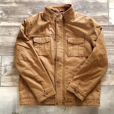 Nwot, Never Worn, Never Washed. New Size Men's Large. Thick But Light Weight. Smoke Free Home. Levi's Brown Outerwear For Spring, Brown Levi's Outerwear For Spring, Levi's Brown Outerwear With Pockets, Levis Jacket, Levis Men, Levi's, Mens Jackets, Bomber Jacket, Jackets & Coats