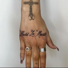 Small Chicana Tattoo, Mexican Pride Tattoo For Women, Initial Tattoo Memorial, Matting Tattoos, Watch Over Me Tattoo Letters, Surenos 13 Tattoo, 619 Tattoo, Under Eye Tattoos For Women, Jawline Tattoo Women