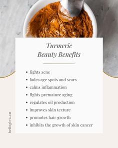 9 Turmeric Benefits For Skin + Hair (+ 15 Ways To Use It) Tumeric Scrub Benefits, Benefits Of Turmeric For Skin, Tumeric Skin Benefits, Benefits Turmeric, Herbal Hair Rinse, Turmeric Uses