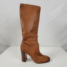 Kenneth Cole Justin Womens Boots Size 8.5 Brown Leather Knee High Fashion Boots Product Description: Measurements: 4" Heel - Brand: Kenneth Cole - Condition: Gently Used - Leather - Knee High - Zip Up - Round Toe - Block Heel - Fashion Boots - Color: Brown Thanks For Shopping With Me Today! I Ship On Orders Received By 3pm Each Day. Most Items Are Lovingly Used And Therefore Show Appropriate Signs Of Wear. I Do My Best To Make Note Of Any Irregularities With *. Please Feel Free To Inquire High Fashion Boots, Street Styles, Kenneth Cole, Fashion Boots, Cognac, Knee High, Block Heels, Bootie Boots, High Fashion