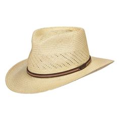 Unsure of what a Dropship item is? Click this link so you are fully informed prior to your purchase! Let off some steam with the Scala Vented Outback Panama Hat. This hat has the same classic Outback Panama style Scala is known for with the added benefit of a vented band to release excess sweat and heat from your head. With the 3" brim and vented band, this hat offers great sun protection while keeping your head cool. Monroe Hat, Panama Style, Outback Hat, Plain Canvas, Safari Hat, Straw Fedora Hat, Outdoor Cap, Straw Fedora, Fedora Hat