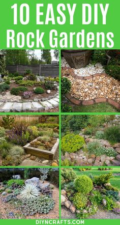 the top 10 easy diy rock gardens