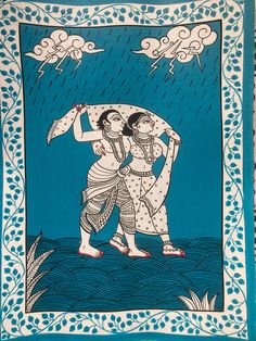 Jamini Roy, Phad Painting, Indian Traditional Paintings, Gond Painting, Kalamkari Painting, Indian Art Gallery, Couple Painting, Pichwai Paintings, Indian Painting