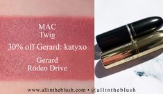 MAC Twig Lipstick Dupes - All In The Blush