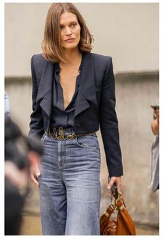 Malgosia Bela, Party Outfits Night, Jeans Outfit Casual, Party Night, Jean Outfits, Party Outfit, Spring Fashion, Blue Jeans, Casual Outfits