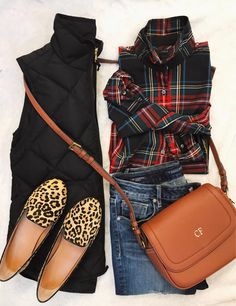 Winter Blouses, Preppy Winter, Plaid And Leopard, Style Preppy, 가을 패션, Fall Winter Outfits, Look Fashion