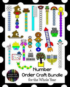 the number order craft bundle for the whole year