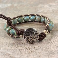 Western Bracelet Bohemian Jewelry Blue Beaded Bracelet Brown Wrap Bracelet Boho Jewelry Leather Jewelry Rustic Hippie Jewelry Mothers Day Earthy Hand-strung Brown Wrap Bracelet, Earthy Brown Hand-strung Wrap Bracelet, Adjustable Brown Hippie Wrap Bracelet, Bohemian Leather Wrap Bracelet, Adjustable, Adjustable Brown Wrap Bracelet Nickel Free, Bohemian Leather Wrap Bracelet Adjustable, Bohemian Adjustable Leather Wrap Bracelet, Artisan Brown Wrap Bracelet With Round Beads, Adjustable Leather Bohemian Wrap Bracelet