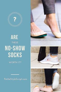 Why these are my favorite no-show socks! Best no show socks for petite women. Socks for Tieks ballet flats. Socks for Rothy's flats. Socks for M. Gemi loafers. Best petite blogger. PetiteStyleScript review. Smaller Calves