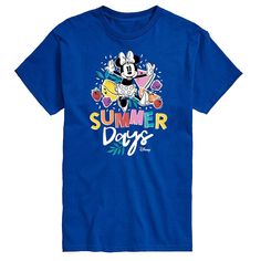 Keep an eye on style with this men's Minnie Summer Days Tee. © Disney Keep an eye on style with this men's Minnie Summer Days Tee. © Disney FEATURES Crewneck Short sleeveFIT & SIZING ClassicFABRIC & CARE Solid colors: cotton; Heather colors: cotton, polyester Machine wash Imported Size: L Tall. Color: Med Blue. Gender: male. Age Group: adult. Pattern: graphic. Blue Fan Merchandise T-shirt For Summer, Blue Summer Fan Merchandise T-shirt, Disney T-shirt For Summer Fan Merchandise, Disney T-shirt For Summer Fan Events, Disney Fan Merchandise T-shirt For Summer, Blue Graphic T-shirt For Disney Trips, Summer Disney Fan Merchandise T-shirt, Blue Mickey Mouse T-shirt For Summer, Blue Mickey Mouse T-shirt For Disney Events