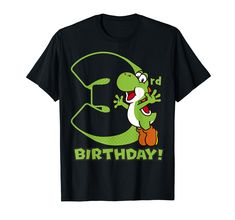 PRICES MAY VARY. Officially Licensed By Fifth Sun 19NNTD00343A-001 Lightweight, Classic fit, Double-needle sleeve and bottom hem Action Portrait, Super Mario Yoshi, Mario Yoshi, Boys Clothes Style, 6th Birthday, 8th Birthday, Kids Fashion Boy, Super Mario, Boy Fashion