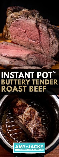 instant pot roaster tender roast beef on the grill