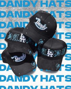 ¡Descubre la elegancia y el estilo de nuestra nueva colección ‘9th Anniversary’ de Dandy Hats! 🎩✨ Presentamos dos modelos exclusivos en un sofisticado azul marino: uno con la icónica insignia de LA y otro con el emblemático diseño de Dandy adornado con pedrería de cristal que brilla con cada movimiento. Estas gorras no solo son un accesorio, son una declaración de estilo y personalidad. ¿Cuál de los dos diseños es tu favorito? 🌟 Deja tu comentario y etiqueta a tus amigos para que también eli... Gifts Men, 9th Anniversary, Swag Outfits Men, Outfits Men, Swag Outfits, Dandy, Mens Gifts, Mens Outfits, Hats