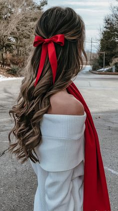 Discover 20 cute Christmas hairstyles perfect for everyone, from kids to teens and women! Whether you have short, long, straight, or curly hair, find easy and festive holiday looks ideal for school, parties, or family gatherings. Explore styles with ribbons, simple braids, and elegant waves, including ideas for teens, kids, and adults. These cute Christmas hairstyles are suitable for all hair types and ages – including specific options for teens and kids with short hair, curly hair, or black hair. Make your holiday season special with these easy, stylish Christmas hairstyles! Christmas Concert Hairstyles, Cute Christmas Eve Hairstyles, Christmas Hair Aesthetic, Christmas Hair Styles For Black Kids, Easy Christmas Hairstyles For Kids Short Hair, Aesthetic Christmas Hairstyles, Cute Christmas Party Hairstyles, Easy Christmas Hairstyles For Long Hair, Cute Hairstyles For A Concert