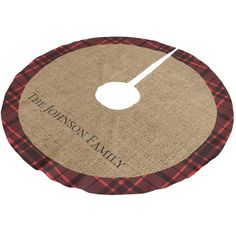 a red and black plaid pattern with the word, the hudson family on it's bottom