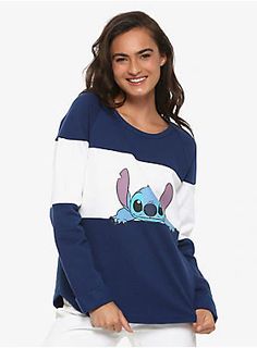 Our Universe The Powerpuff Girls Rainbow Crewneck Sweatshirt - BoxLunch Exclusive Disney Christopher Robin, Stitch Costume, Lilo And Stitch Ohana, Patch Cardigan, Womens Sweatshirts Fashion, White Panel, Stitch Clothes, Lilo Stitch, Disney Lilo