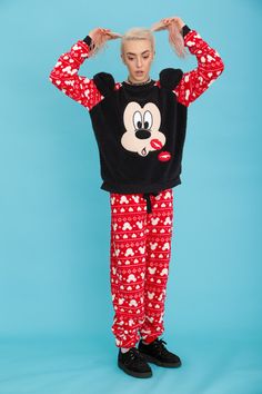 Mickey Mouse Hugs and Kisses Pyjama Set | Primark - Onesieful Womens Clothes, Hugs And Kisses, Pyjama Set, Pajamas Women, Pajama Set, Onesies, Pajamas, Clothes For Women, Clothes